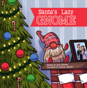 Santa's Lazy Gnome | Book & Snowflake Gnome| The Alternative to Elf