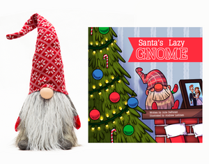 Santa's Lazy Gnome | Book & Snowflake Gnome| The Alternative to Elf