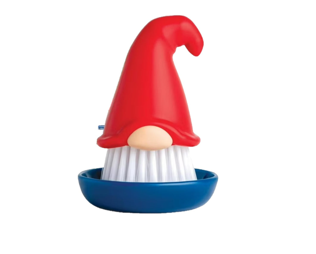 Lazy Gnome Dish Brush - Cute Scrub Brush for Dishes - Cleaning Brush for Cookware and Kitchen