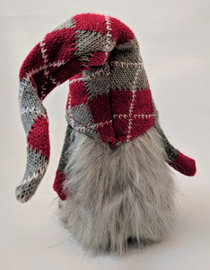 Santa's Lazy Gnome: Plush Argyle Gnome