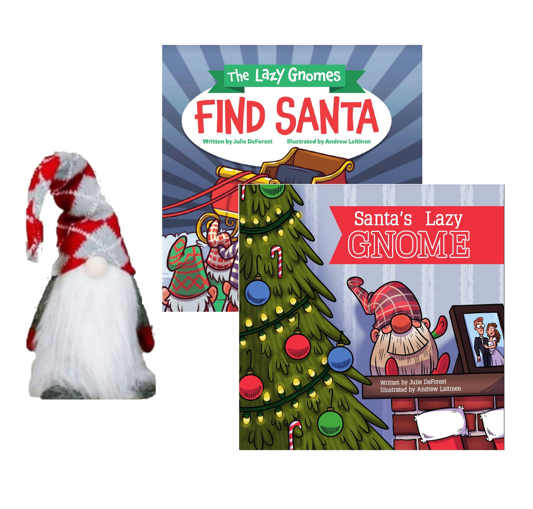 Bundle 2 Books & Gnome| The Prequel & Santa's Lazy Gnome